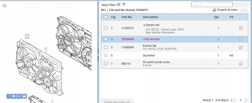 фото №6, Volvo s80 2008 корпус вентиляторів