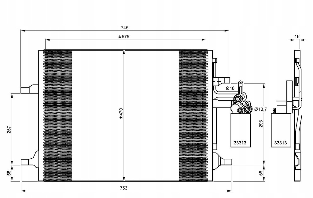 фото №14, Конденсатор nrf 8g9119710ac 31332027 31305212
