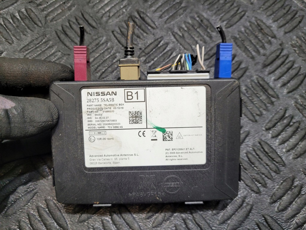 фото №1, Модуль блок керування telematic 282755sa5b nissan leaf ii ze1