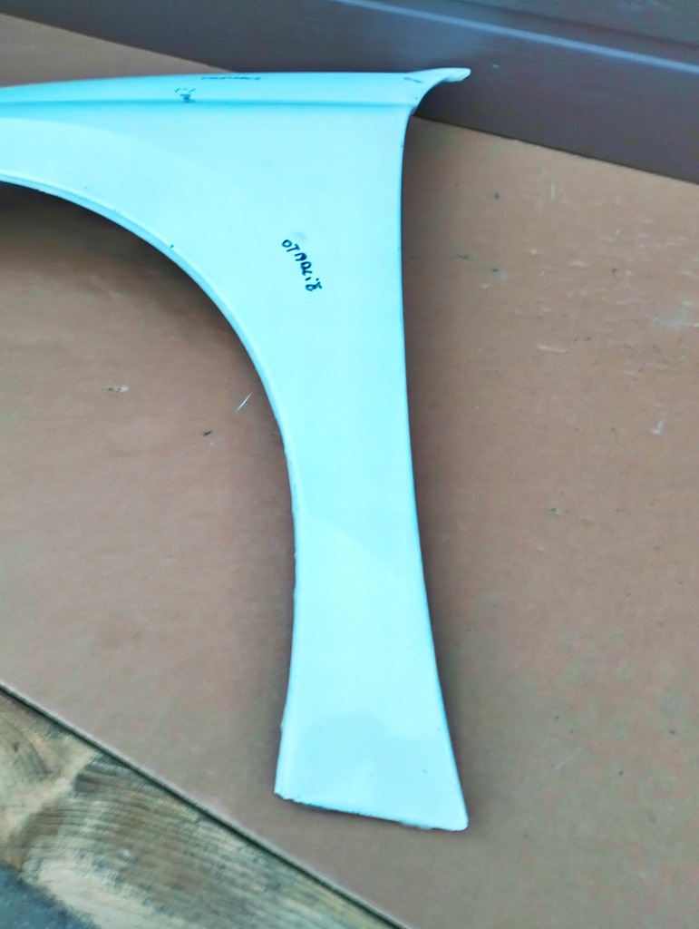 фото №13, Крыло левый перед peugeot 207 lift оригинал белый