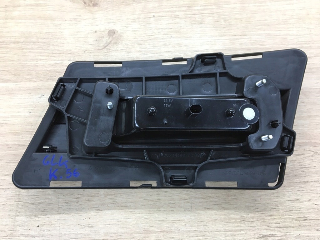 фото №16, Решётка хром правый do glk x204 2008-2012r. свет led drl движение dziennej