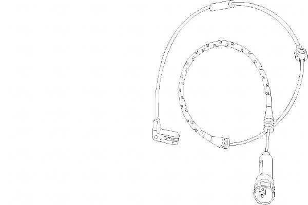 фото №1, A.b.s. 39605 контакт предупредительный, износ накладок тормозных