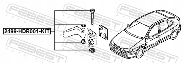 фото №1, Штифт шаровая опора штифт петля дверь renault kangoo clio thalia scenic