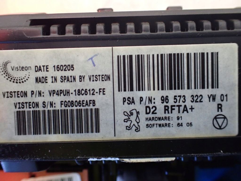 фото №7, Панель керування обдув кондиціонера peugeot 407 sw