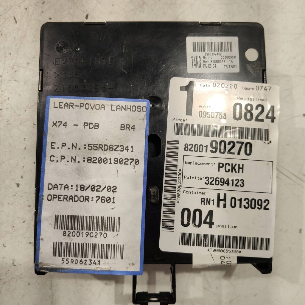 фото №1, Renault laguna ii 2005 модуль / блок керування комфорту