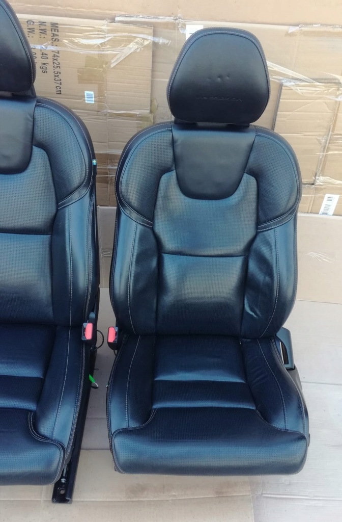 фото №11, Volvo xc90 ii сидіння заднє сидіння тунель обшивки двері вентильовані масаж комплект