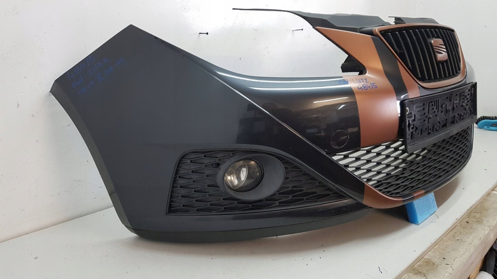 фото №8, Seat ibiza iv 6j бампер перед передний kompletny lw7z