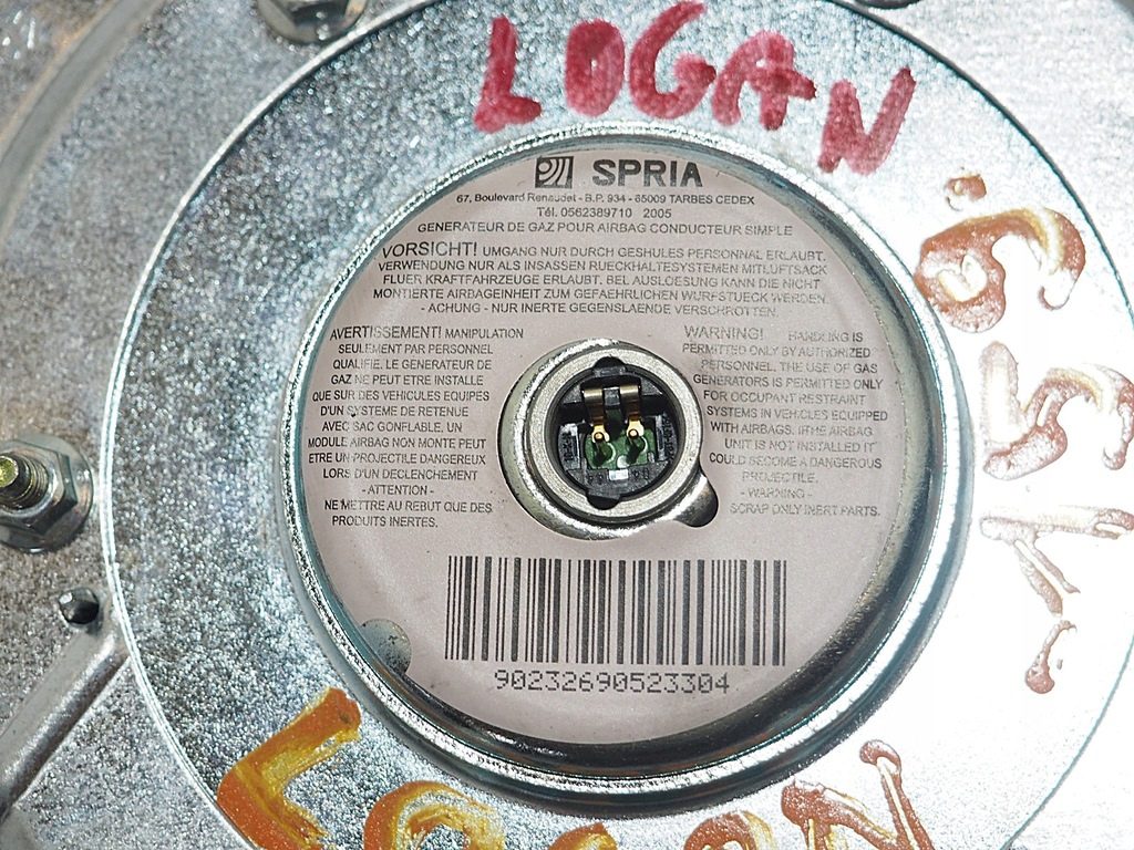 фото №11, Logan подушка воздушная w руля 8200546962