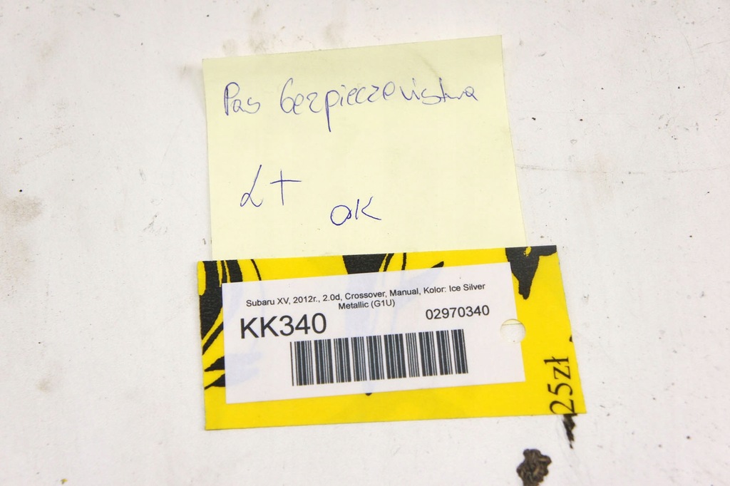 фото №6, Kk340 subaru xv i pas безпеки лівий задня