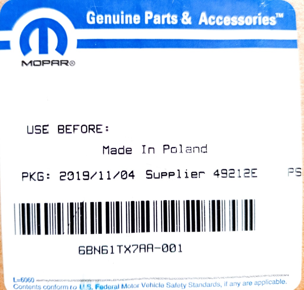 фото №6, Двусторонний мат багажника jeep wrangler nowa оригинальный номер