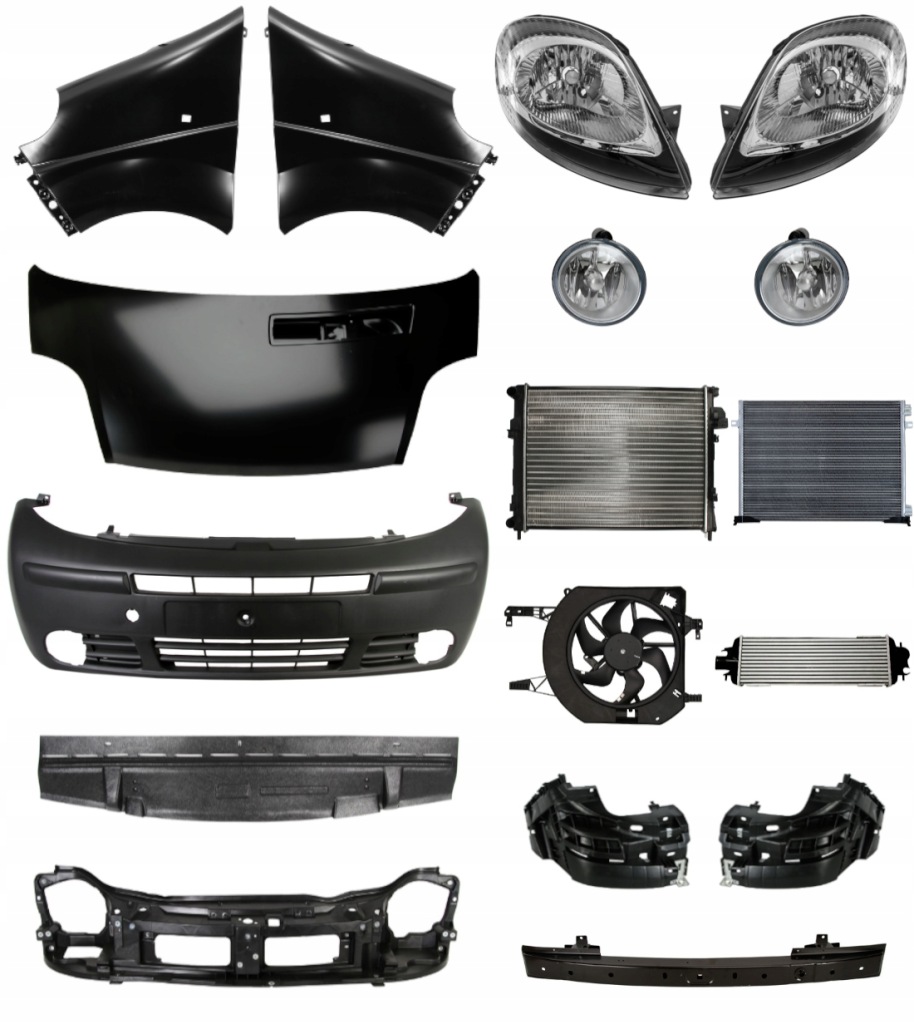 фото №1, Renault trafic 01-06 бампер pas капот крила