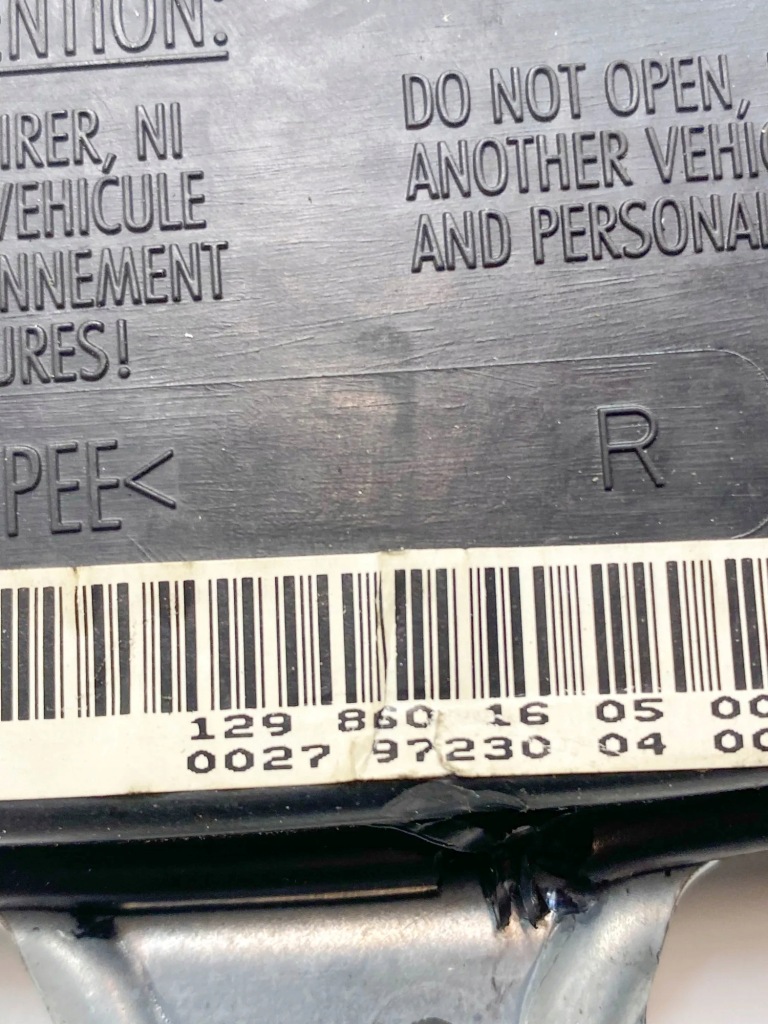 Купити Подушка подушка безпеки правих передніх двері mercedes-benz sl r129 1298601605