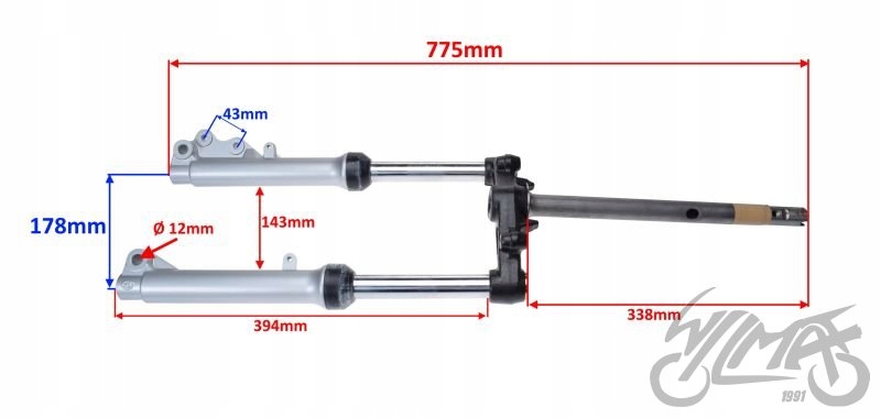 фото №2, Амортизатор перед с полка widelca do tgb