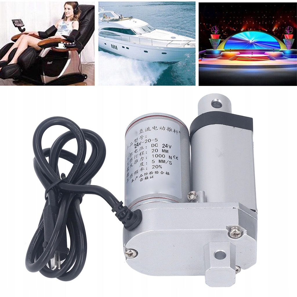 фото №11, Електричний привід лінійний 20 mm хід 1000n привід лінійний поздовжній do