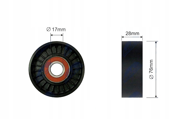 фото №2, Nty ролик натягувача ремінь клиновий kia carens 06-12 soul 08-13