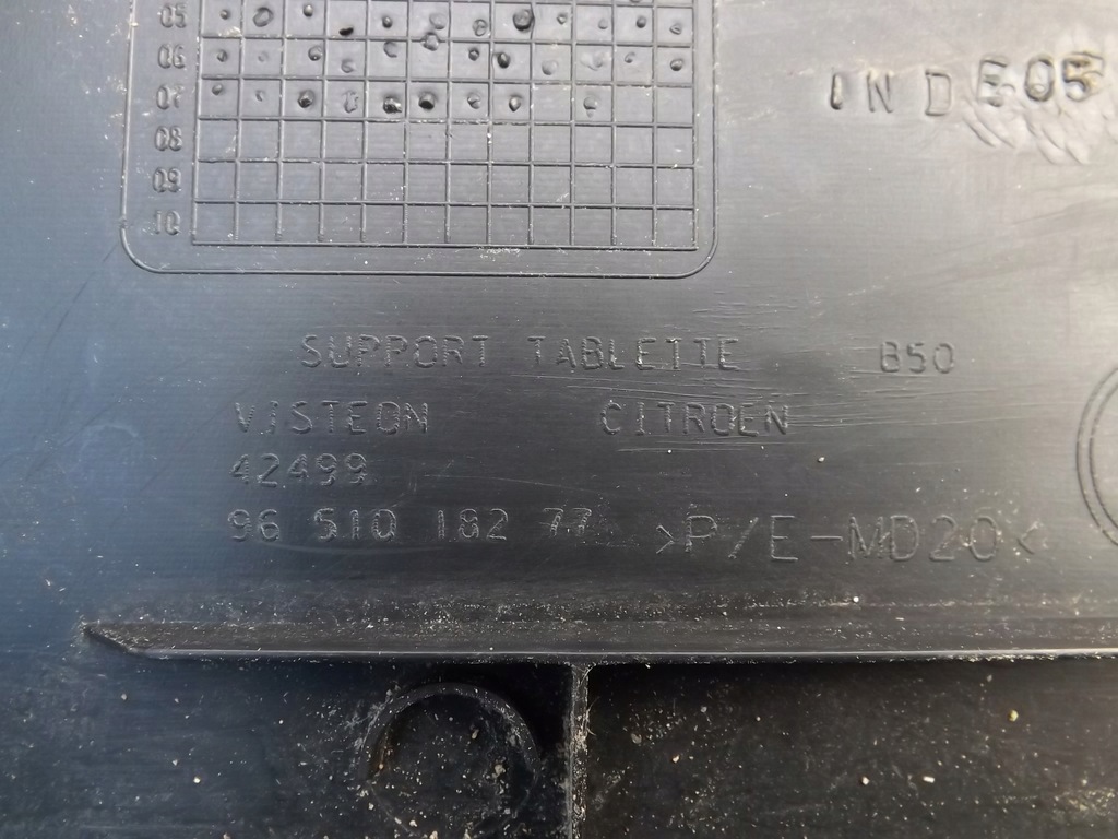 фото №11, Citroen c4 i vtr coupe кронштейн полка правый левый задняя 9651018277 9647008377