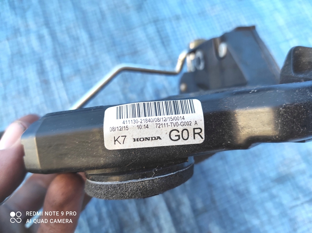 фото №5, Замок дверь передних правых перед honda civic ix