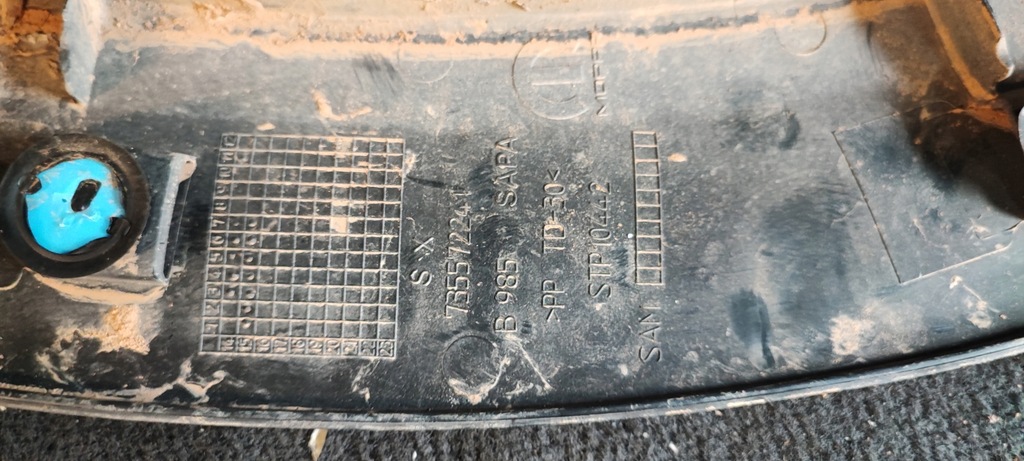 фото №9, Fiat 500x молдинг крила задня заднього ліва права