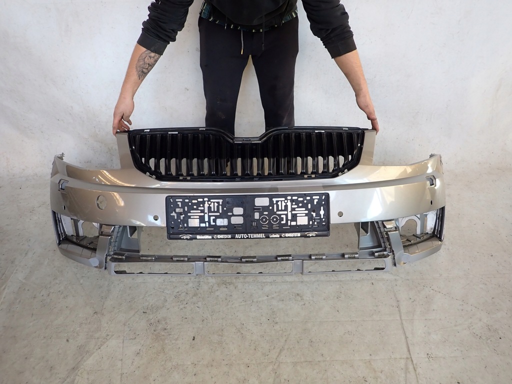 фото №13, Skoda octavia iii 5e scout 12- бампер перед передний spr pdc