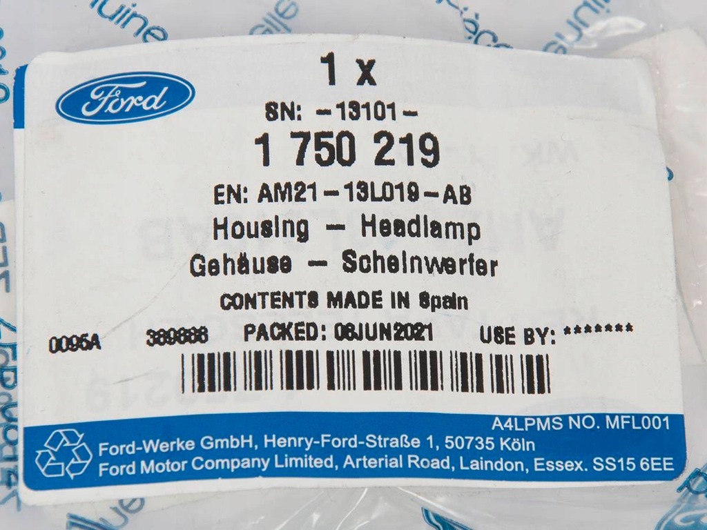 фото №9, Заглушка распылителя фара левая ford s-max 1