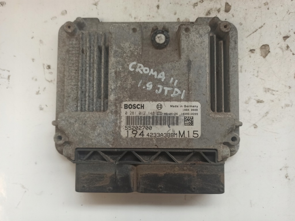 фото №10, Fiat croma 2 ii 1.9 jtd блок керування бортовий комп'ютер 55202700 0281012148