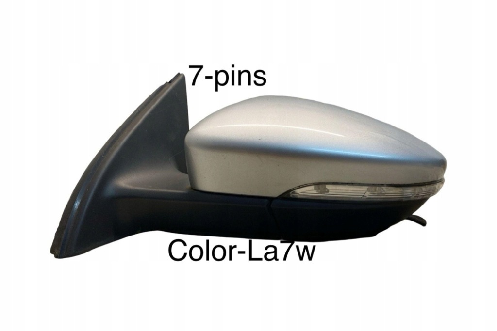 фото №7, Зеркало левая vw passat b7 alltrack 365 3c0857933a 2.0l дизель 103kw 2013