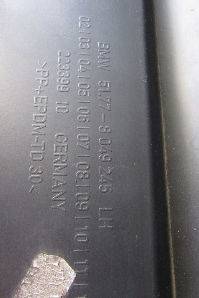 фото №9, Молдинг поріг ліва bmw 5 gt f07 m набір turismo