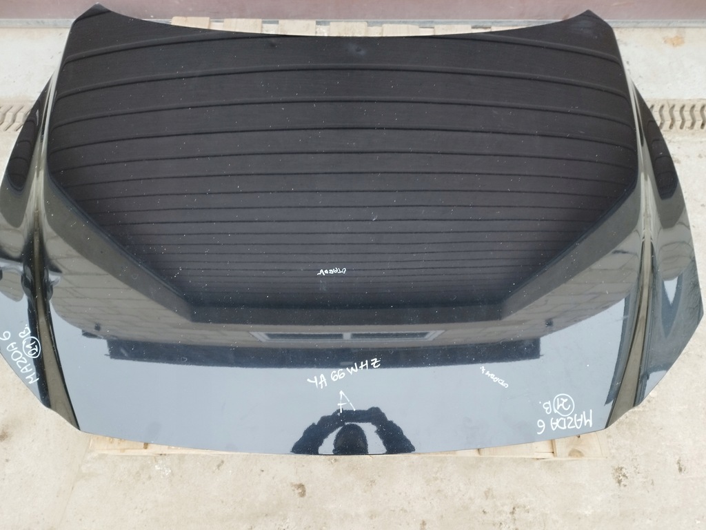 фото №7, Капот оригінал лак mazda 6 iii gj lata 2012-2014 чорний 41w