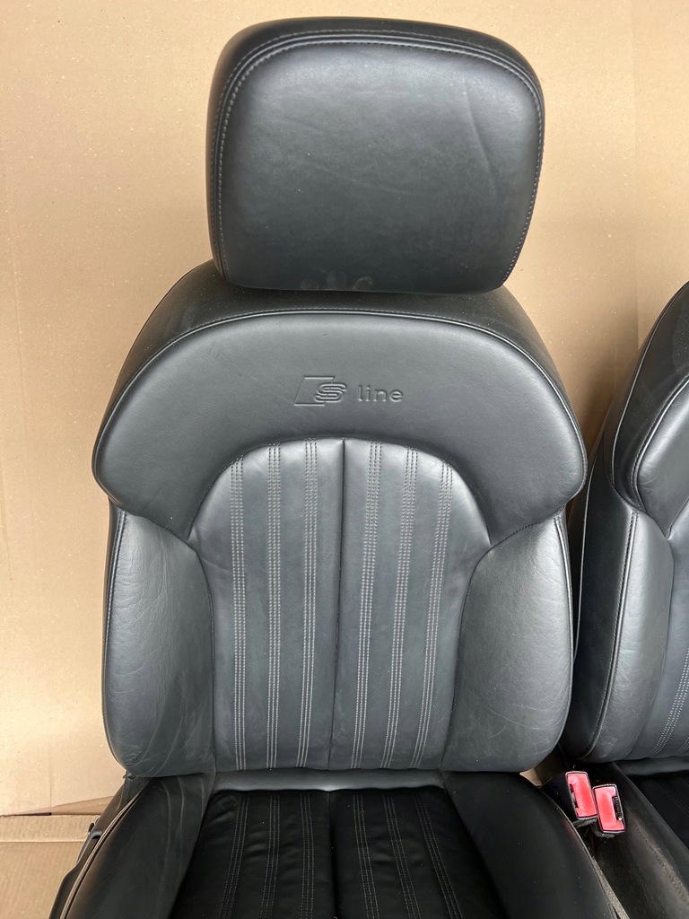 фото №13, Audi a6 c7 sline сиденье сиденья заднее сиденье кожа комплект