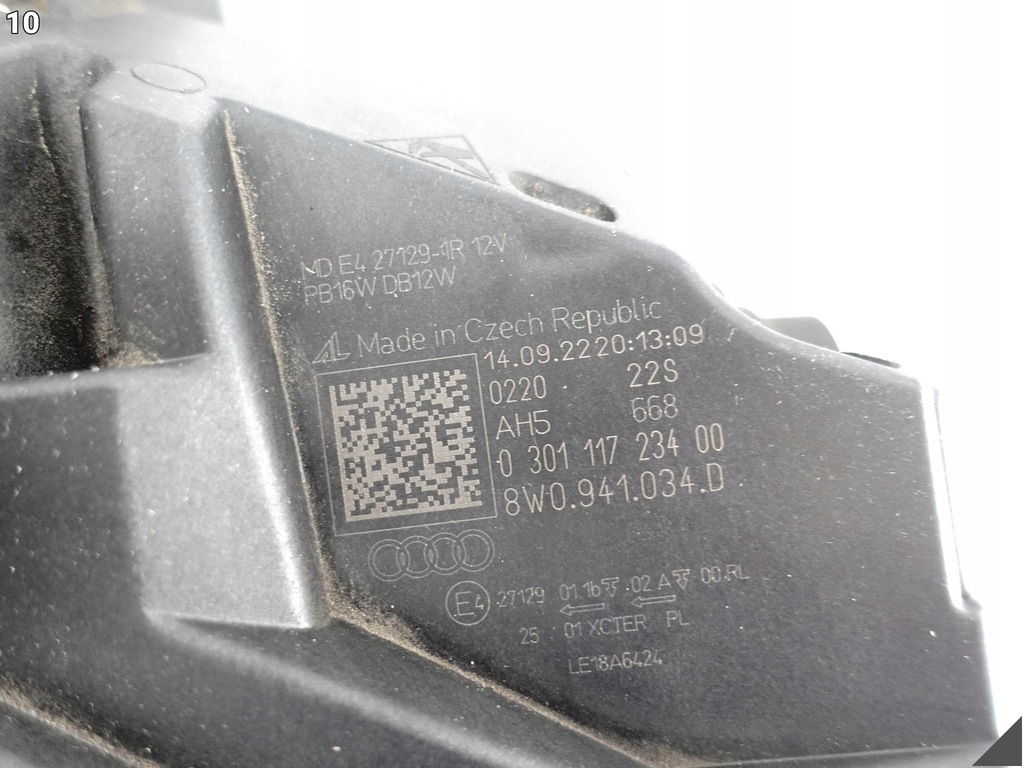 фото №11, Audi a4 s4 b9 8w0 lift 19-24 лампа full led права перед europa +модуль ładna