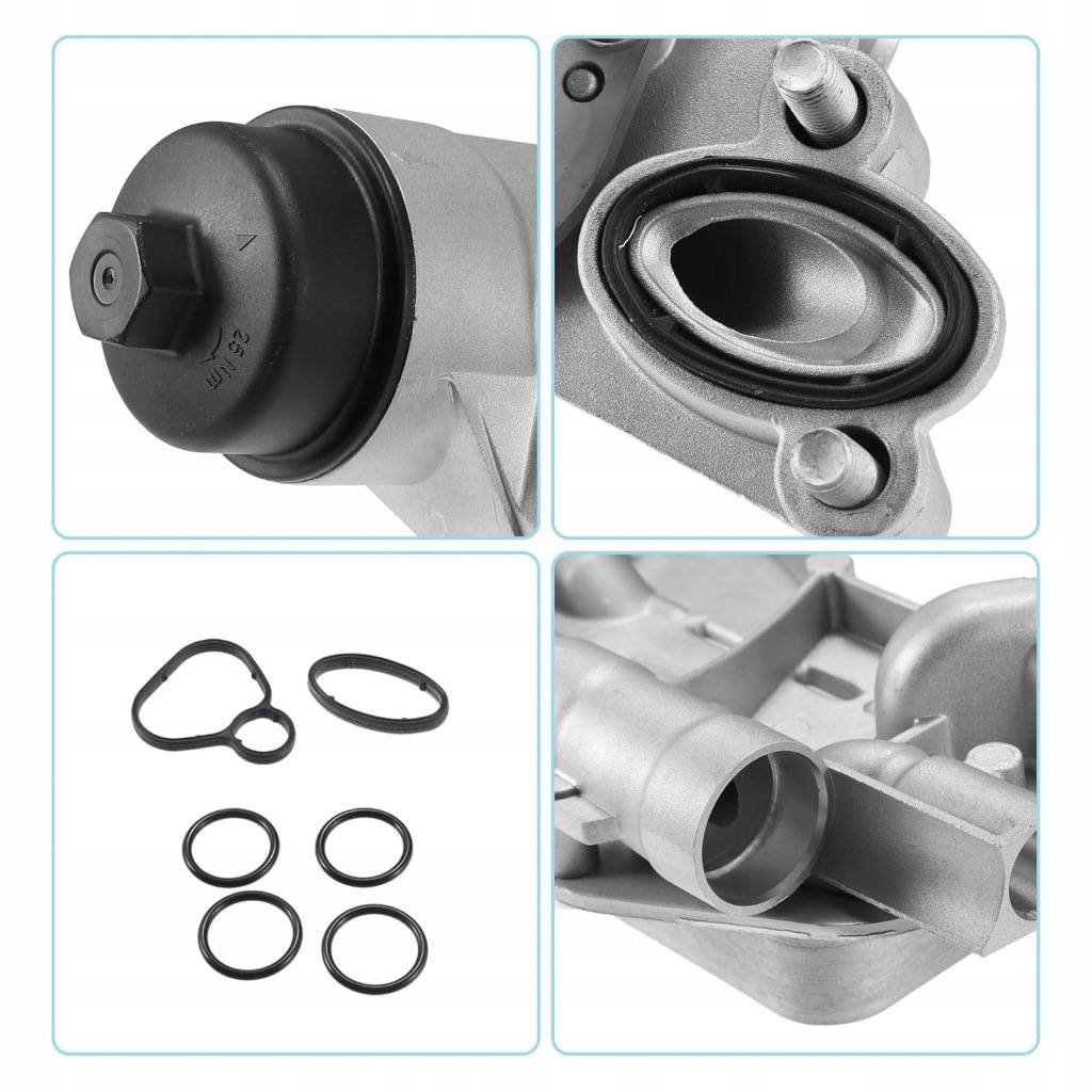 фото №9, Корпус фильтра радиатора масла двигателя zapobieganie przegrzaniu ij