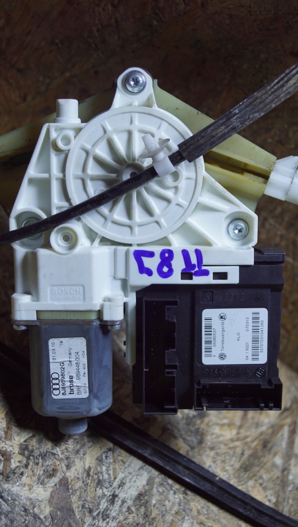 фото №12, Подъемник механизм стекло левый перед audi tt 8j