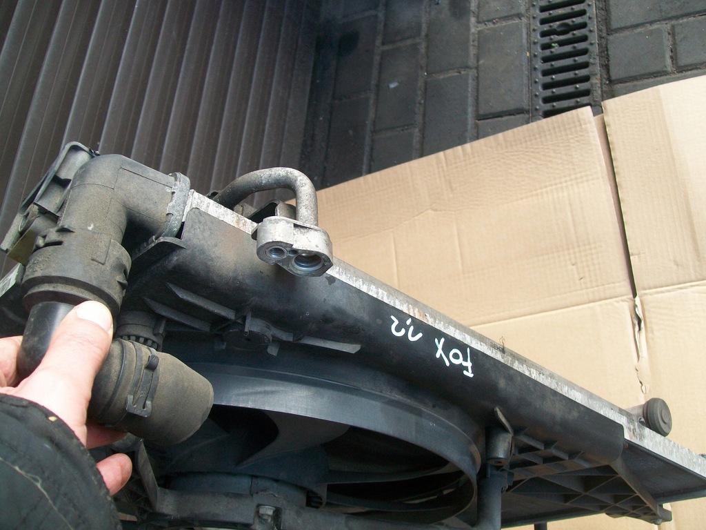 фото №6, Радіатор кондиціонер+ woda вентилятор vw fox 1.2