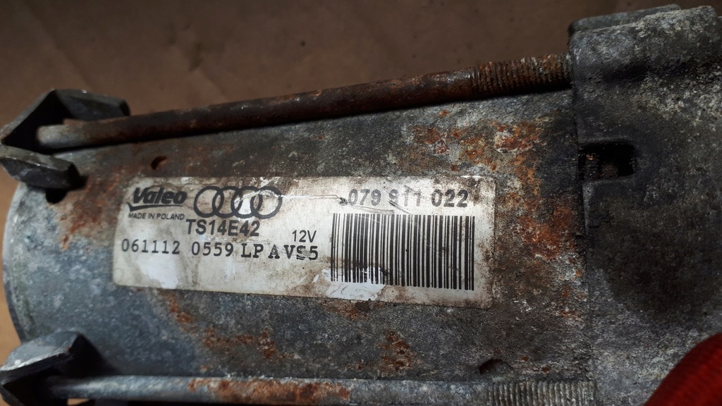 фото №5, Стартер audi оригинальный номер 079911022