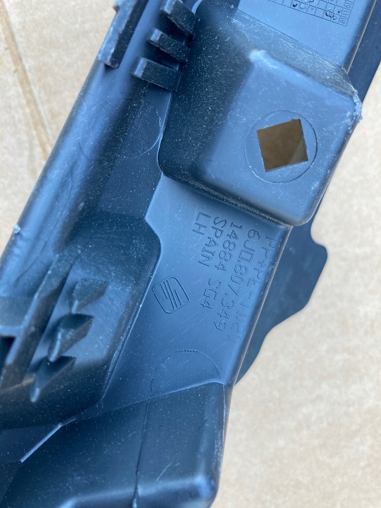 фото №8, Seat ibiza iv рамка решітка кронштейн протитуманної фари ліва 6j0807349 оригінал