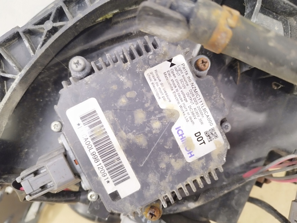 фото №8, Лампа правая перед + омыватель subaru forester iii 2008-2012 ксенон ксенон