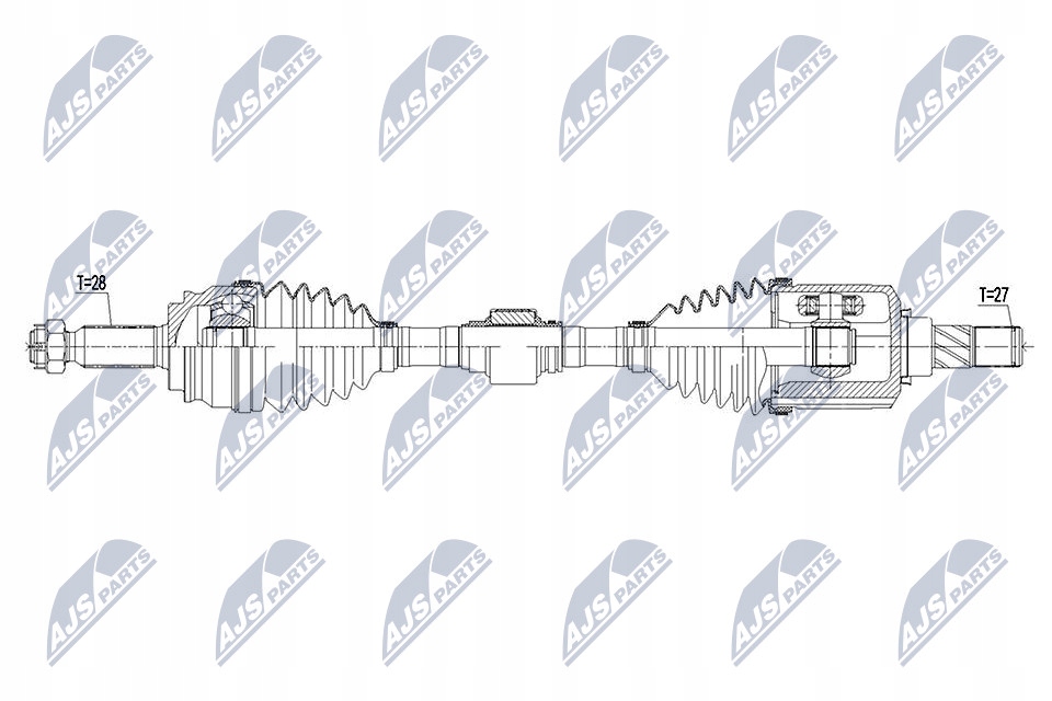 Npw-ch-060 nty приводной вал приводная jeep compass 2wd/4wd Цена
