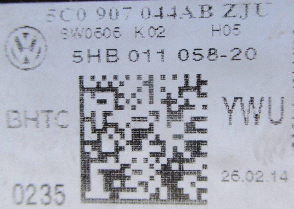 фото №5, Vw new beetle 5c 2014r панель кондиционера обдув 5c0907044ab