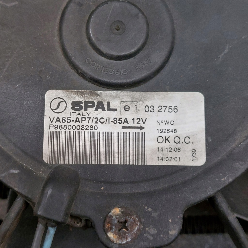 Peugeot 207 1,6 радиатор интеркулер вентилятор k7798004 9651280680 в Украине