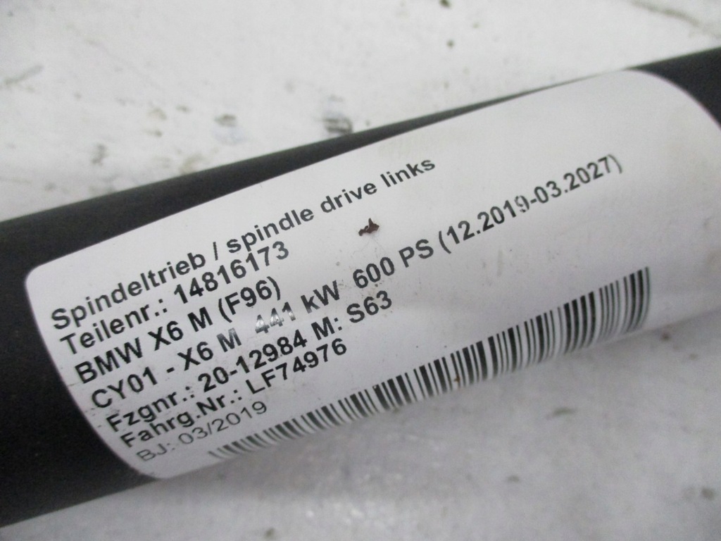 фото №5, Привід кришки задня bmw x6 m f96 9482801