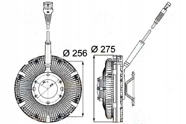 фото №1, Behr hella вязкостная муфта сцепление