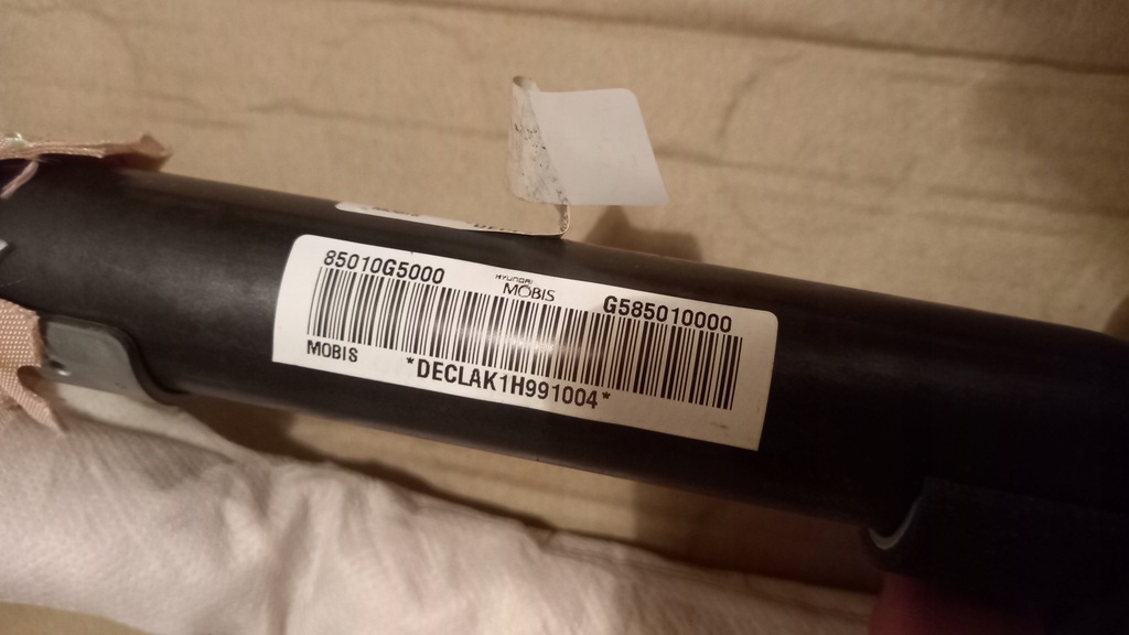 фото №8, Kia niro i шторка безопасности подушка левая правая 85010g5000 85020g5000