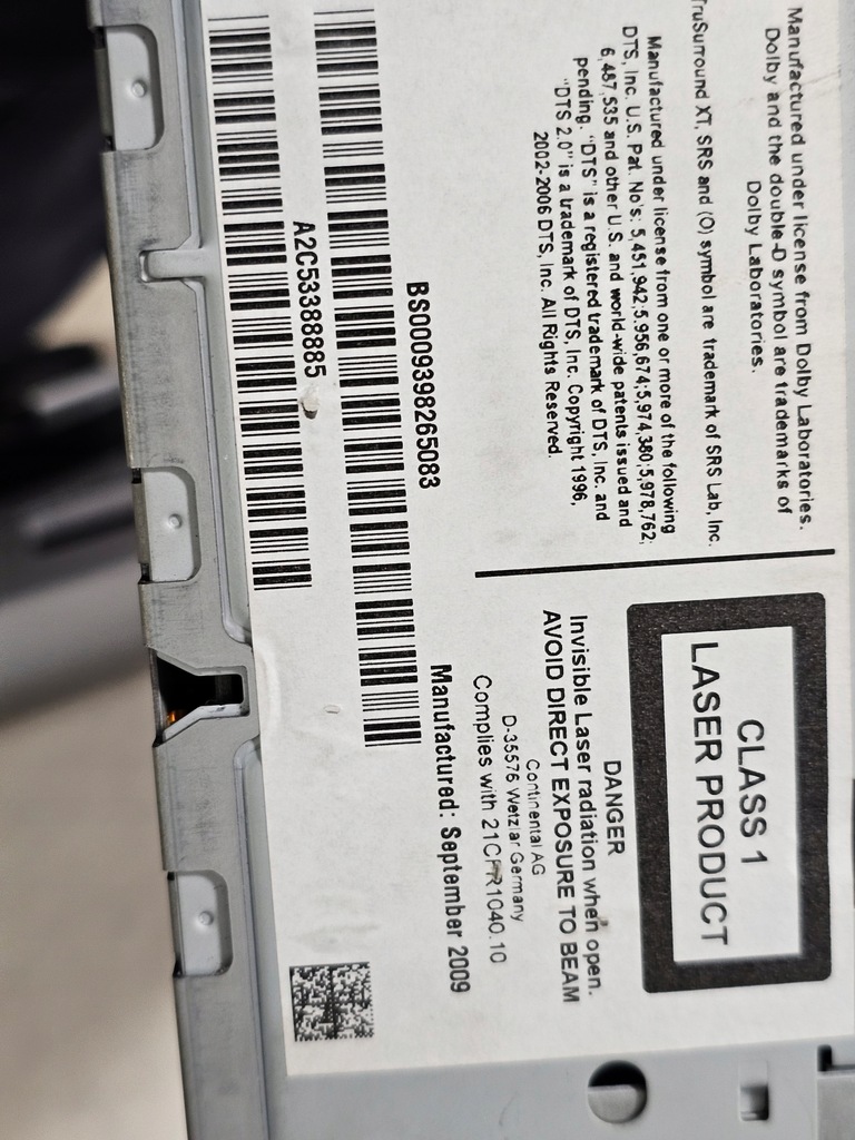 фото №7, Радио navi считыватель vw touareg multivan 7l6035680b