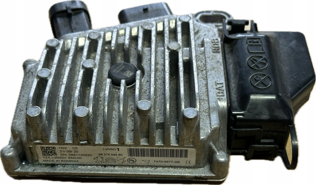 фото №1, Opel corsa f клемма плюсовая 9837559480