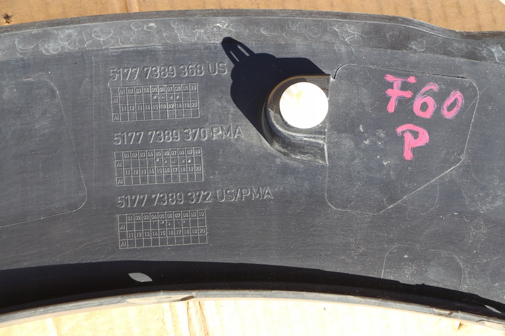 фото №12, Mini countryman f60 молдинг ліва крила перед передній pod pdc 2016+