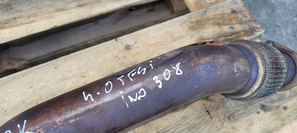 фото №8, S7 4g труба выхлопная левая сетка гаситель 4.0 tfsi ceu s6 c7 4g