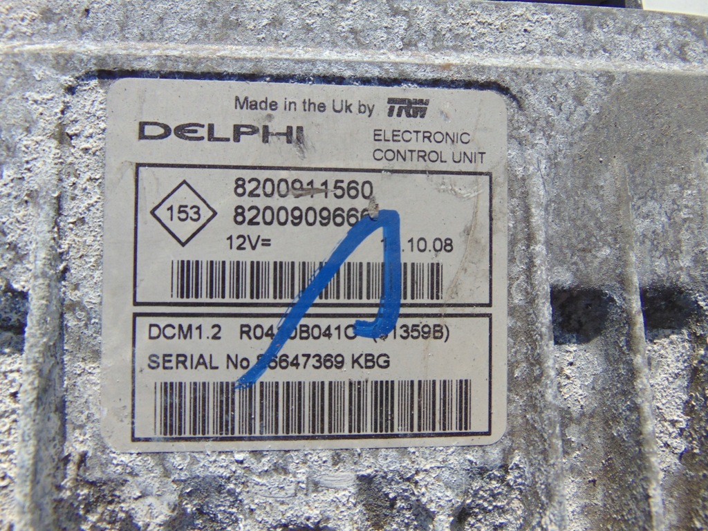 фото №3, Бортовий комп'ютер delphi 8200911560 8200909666