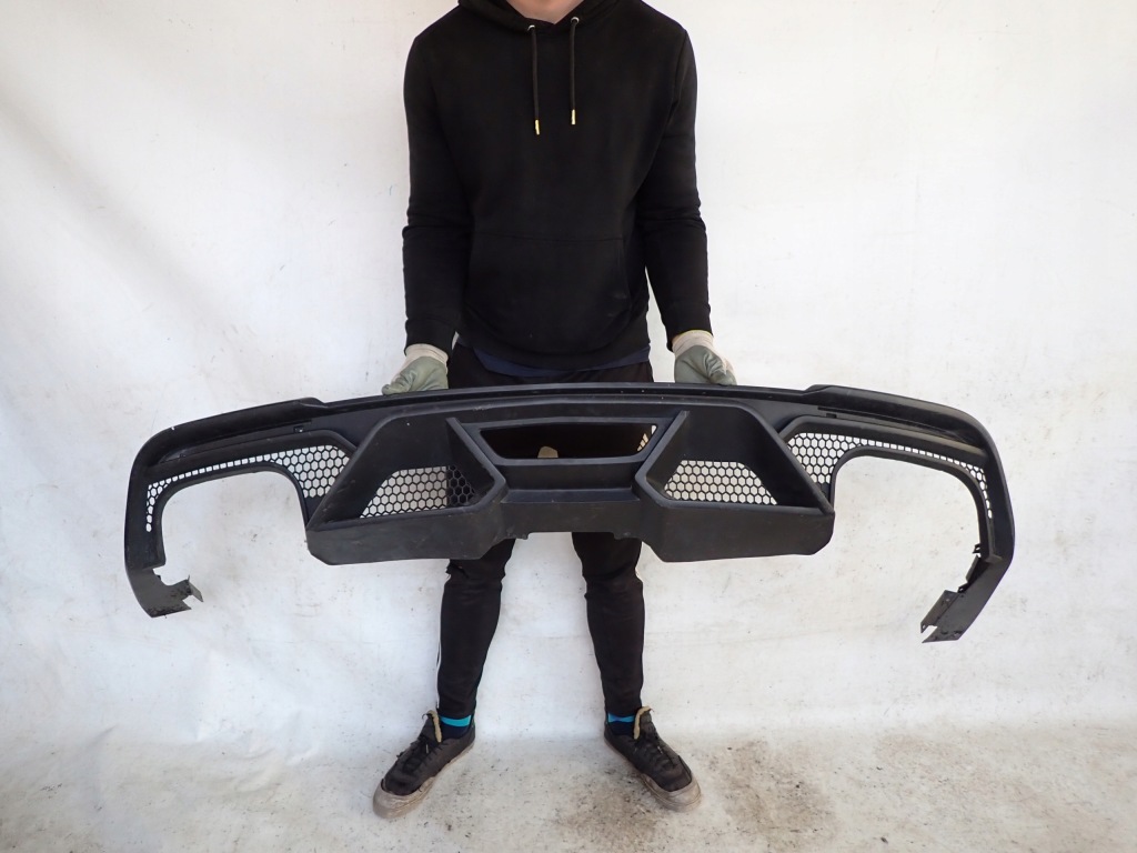 Купить Ford mustang shelby gt 15- накладка диффузор бампера задняя заднего