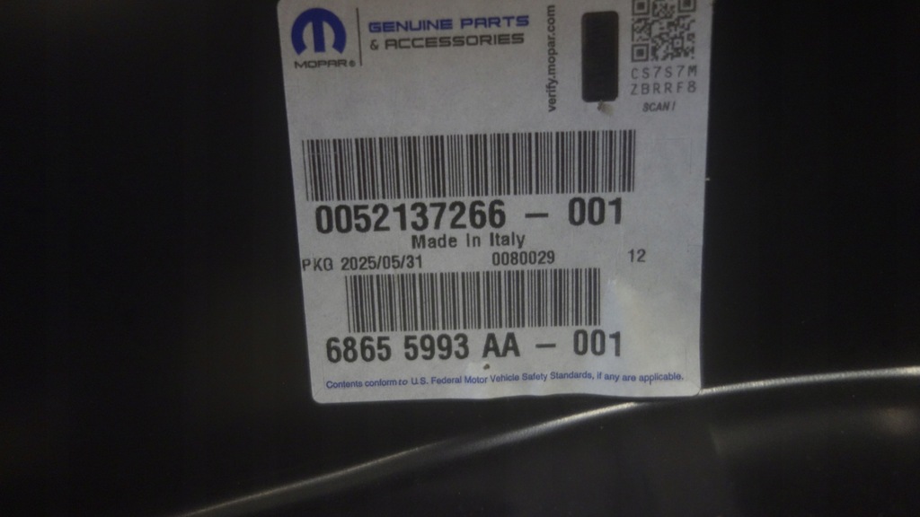 фото №8, Подкрылок внутреннее крыло левый задняя fiat abarth 500e 52137266-001