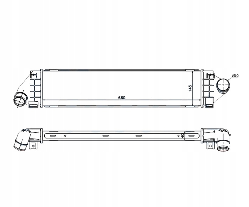 Купить Интеркулер ford mondeo ba7 03.07- 1429406 новый